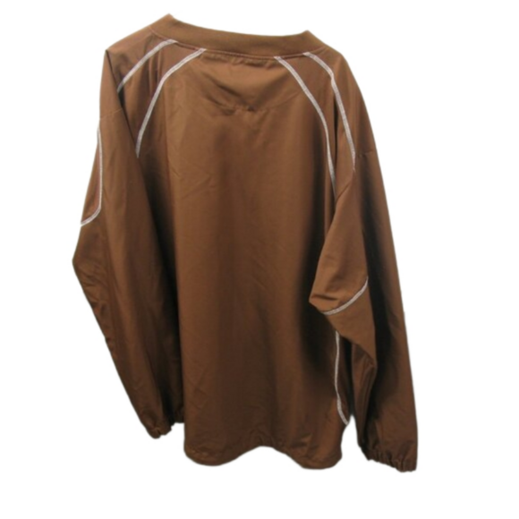 Boombah Men's Brown Partial Zip Windbreaker Size XXL - Picture 2 of 5
